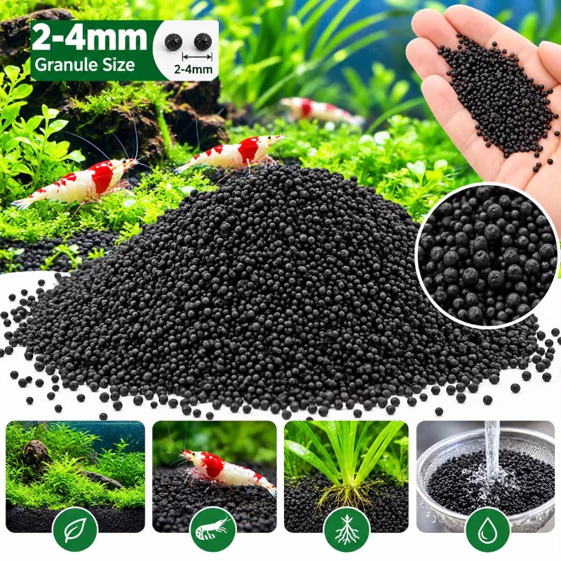 Fish Tank Gravel - Media Tanam Akuarium Hitam untuk Tanaman
