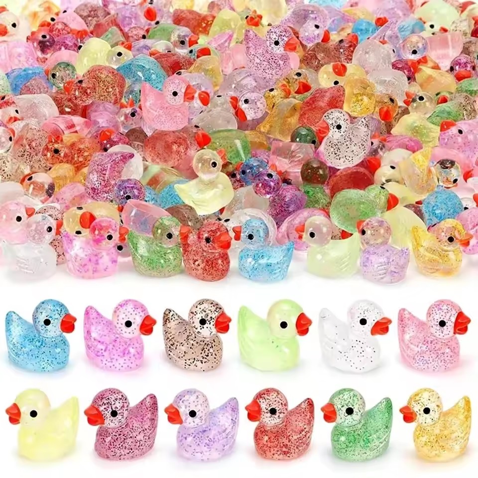 Aquarium Decor - ~ Bebek Miniatur dari Resin dengan
