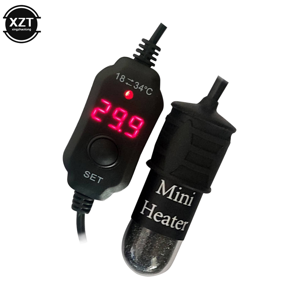 Mini USB Pengisian Daya Akuari - Fish Tank Heater ulasan dan harga