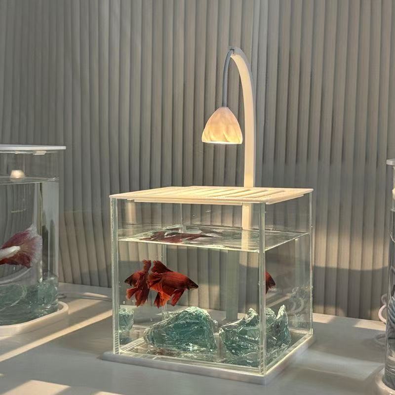Akuarium Akrilik dengan Hiasan - Aquarium Fish Betta ulasan dan harga