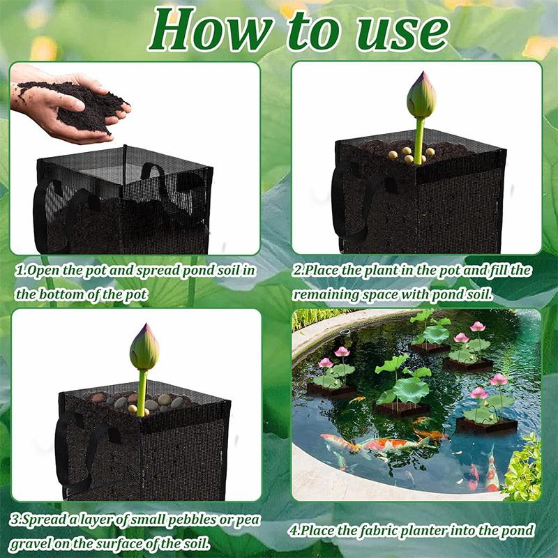 4 Buah Keranjang Tanam Kolam J - Aquarium Plants ulasan dan harga