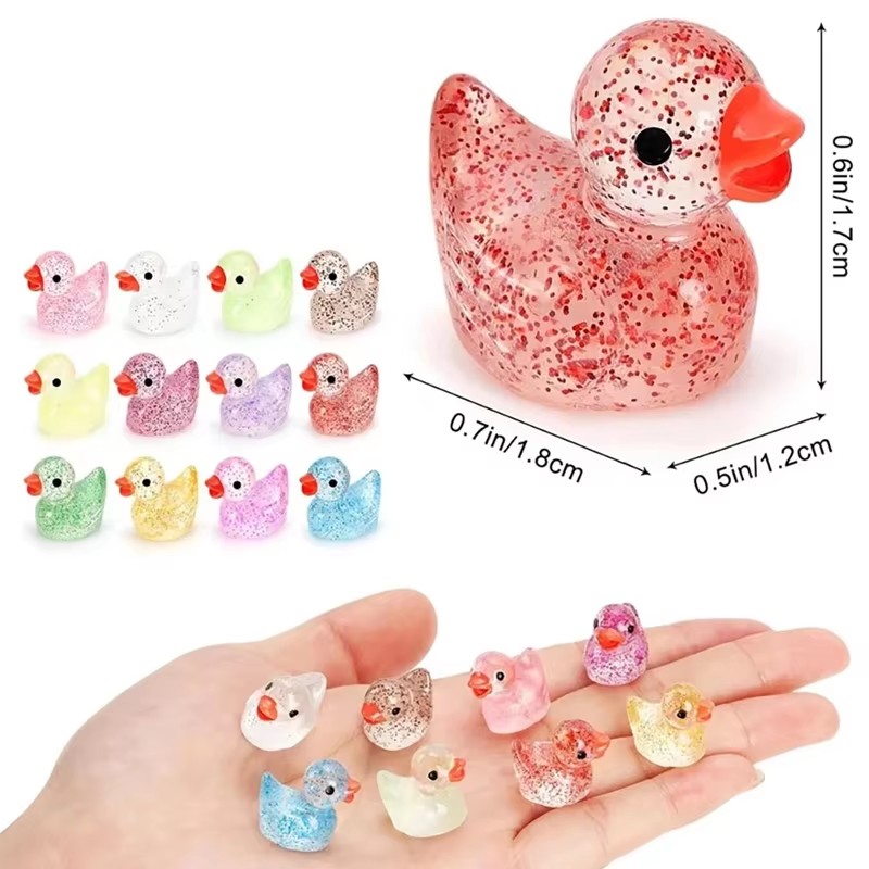 ~ Bebek Miniatur dari Resin de - Aquarium Decor ulasan dan harga