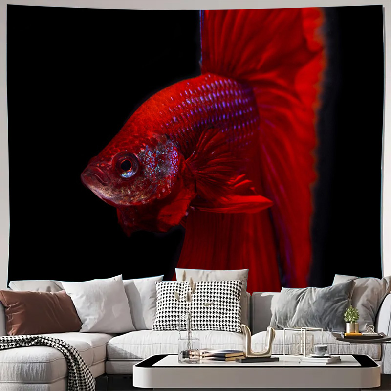 Permadani Ikan Betta Merah Cer - Fish Aquarium Home ulasan dan harga