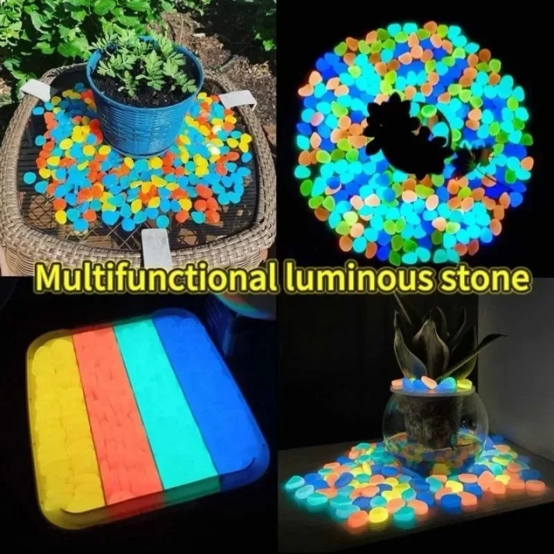 100-1000PCS Batu Bercahaya unt - Fish Aquarium Home ulasan dan harga